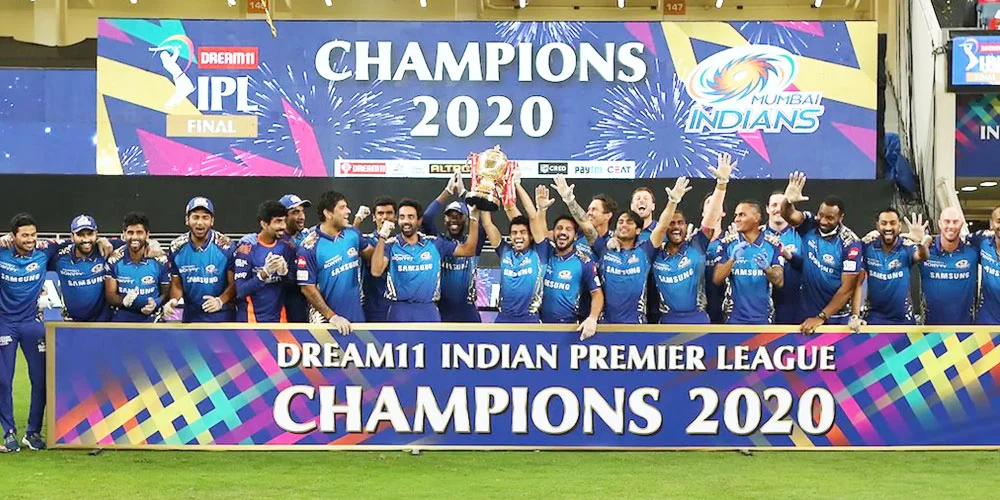 IPL winner list - Mumbai Indians- 2020